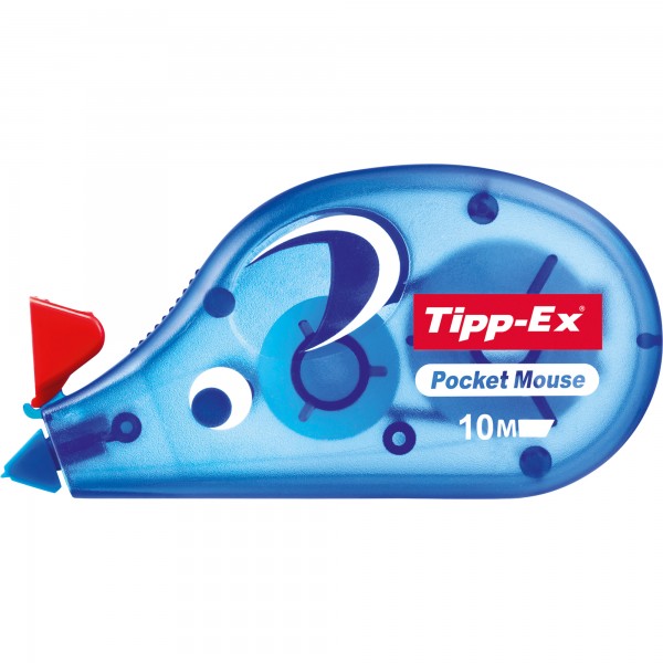 Tipp-Ex Korrekturroller Pocket Mouse 8221362 4,2mmx10m weiß