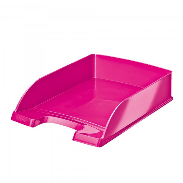 Leitz Briefablage WOW Plus 52263023 DIN A4 stapelbar PS pink