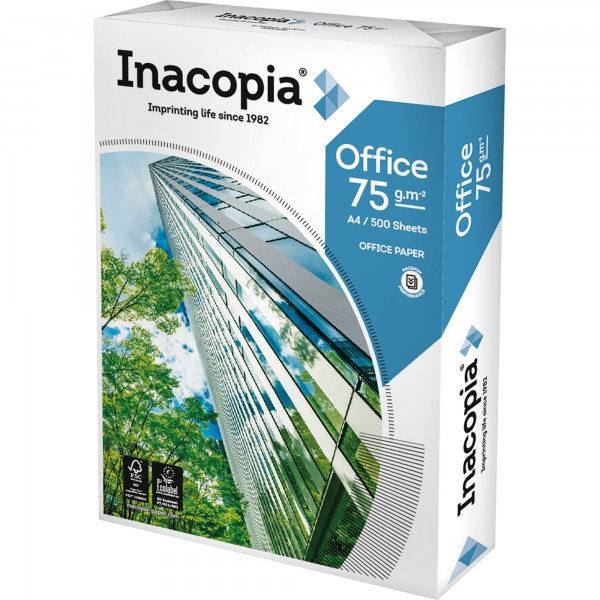 Inacopia Kopierpapier office 020807510001 A4 75g 500 Bl./Pack.