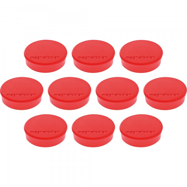 magnetoplan Magnet Discofix Hobby 1664506 25mm rot 10 St./Pack.