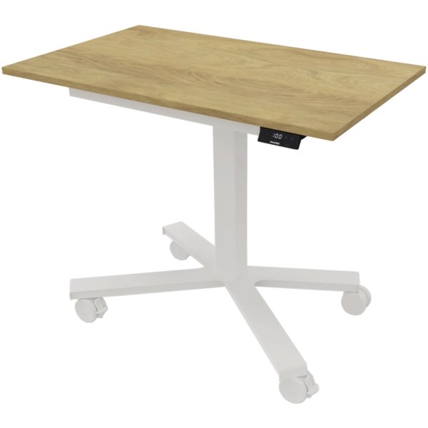 NowyStyl Mini-Schreibtisch Rollen eModel2.0Mini ws/ws/Natural Hickory