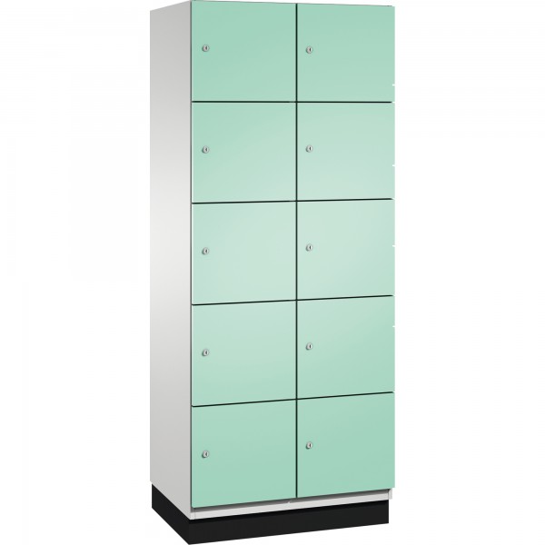 C+P Fächerschrank 4510422S10011 Sockel 10Fächer B800mm lgr/lgn