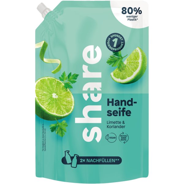 share Flüssigseife H-01-13-02 Limette & Koriander Refill 500ml