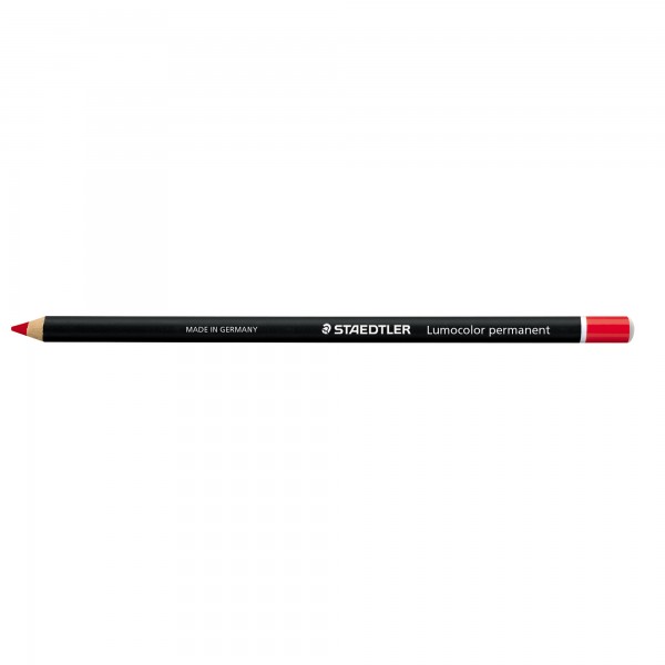 STAEDTLER Trockenmarker Lumocolor glasochrom 108 20-2 permanent rot