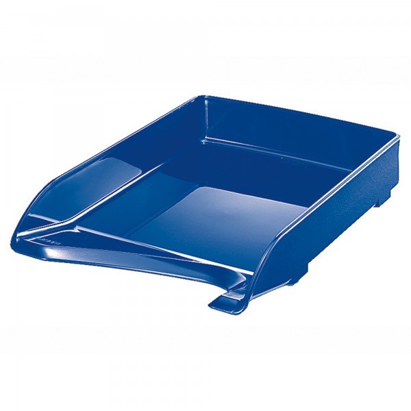 Leitz Briefablage Elegant 52200035 DIN A4 stapelbar PS blau