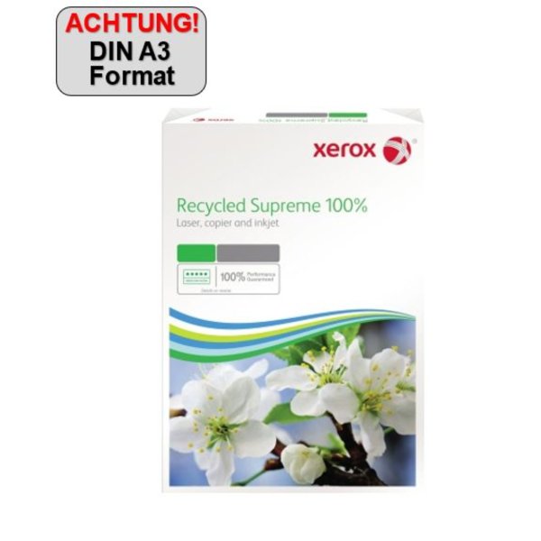 Xerox Kopierpapier Recycled Supreme 003R95861 DIN A3 weiß 500 Bl./Pack.