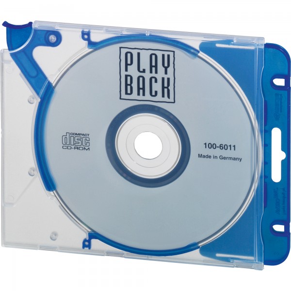 DURABLE CD/DVD Hülle QUICKFLIP COMPLETE 526906 bl/tr 5 St./Pack.