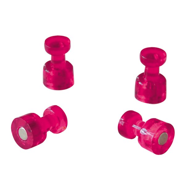 Franken Magnet HMH1807 rund 11x18mm pink 4 St./Pack.