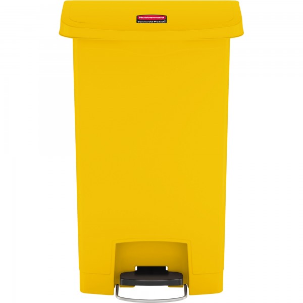 Rubbermaid Tretabfalleimer Slim Jim 1883575 Kunststoff 50l gelb