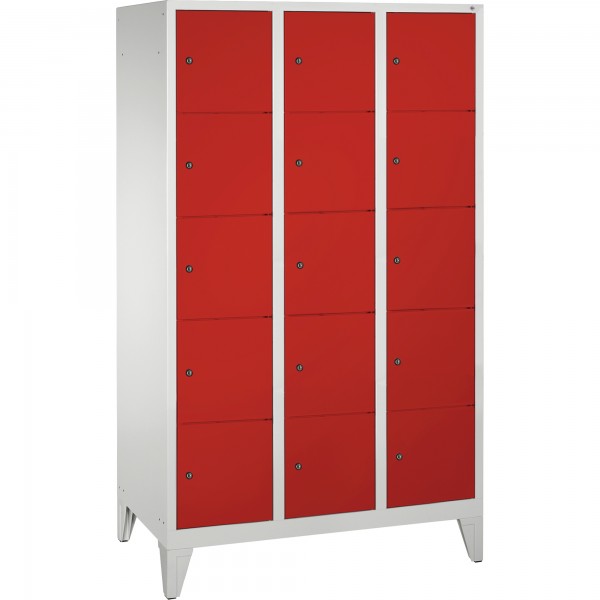 C+P Fächerschrank Classic 8010305S10005 15Fächer lgr/rrt