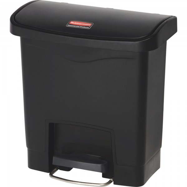 Rubbermaid Tretabfalleimer Slim Jim 1883608 Kunststoff 15l schwarz