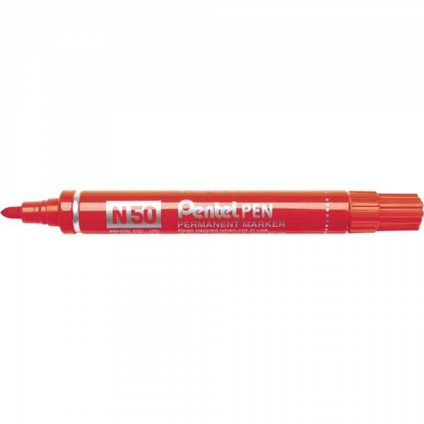 Pentel Permanentmarker N50-BE Einweg 2mm rt