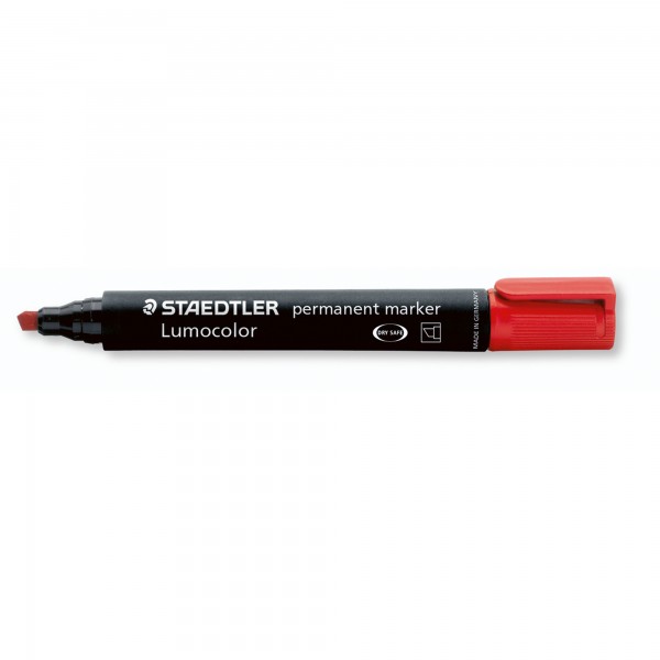 STAEDTLER Permanentmarker Lumocolor 350-2 1-5mm Keilspitze rot