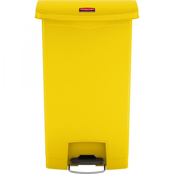 Rubbermaid Tretabfalleimer Slim Jim 1883577 Kunststoff 68l gelb