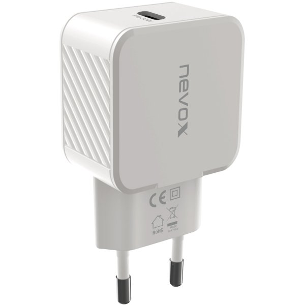 nevox Ladegerät USB-C HC-2008 weiß