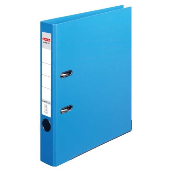 Herlitz Ordner maX.file protect plus 10834828 A4 50mm PP hellblau