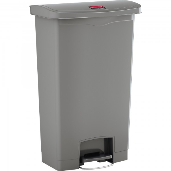 Rubbermaid Tretabfalleimer Slim Jim 1883604 Kunststoff 68l grau