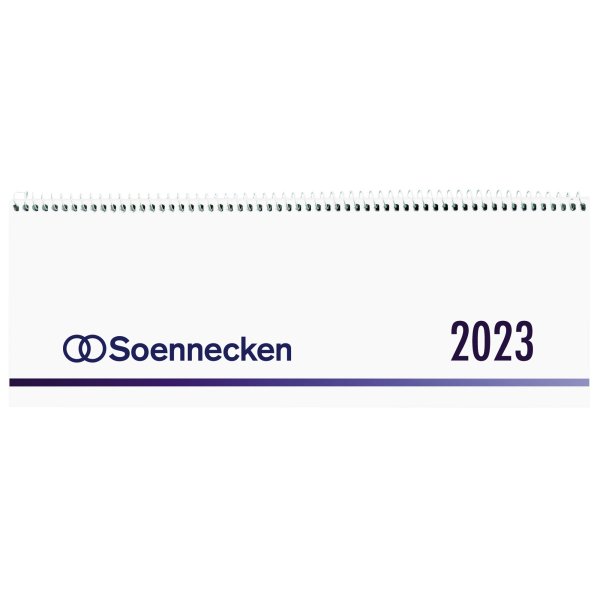 Soennecken Schreibtischquerkalender 2023 5094-23 60Seiten 1W/1S