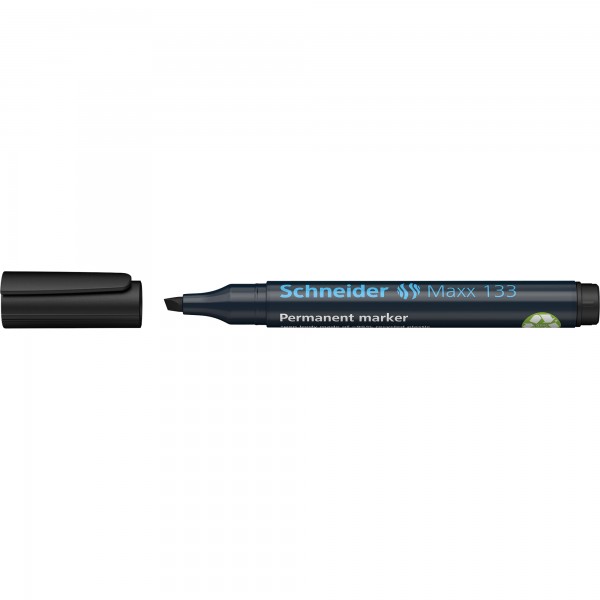 Schneider Permanentmarker Maxx 133 113301 1+4mm Keilspitze schwarz