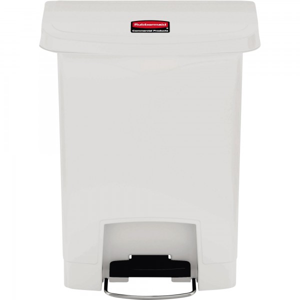 Rubbermaid Tretabfalleimer Slim Jim 1883555 Kunststoff 30l weiß