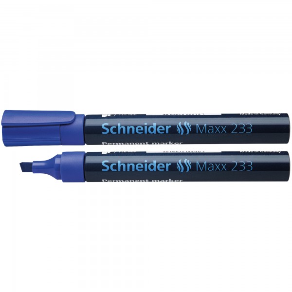 Schneider Permanentmarker 233 123303 1-5mm Keilspitze blau